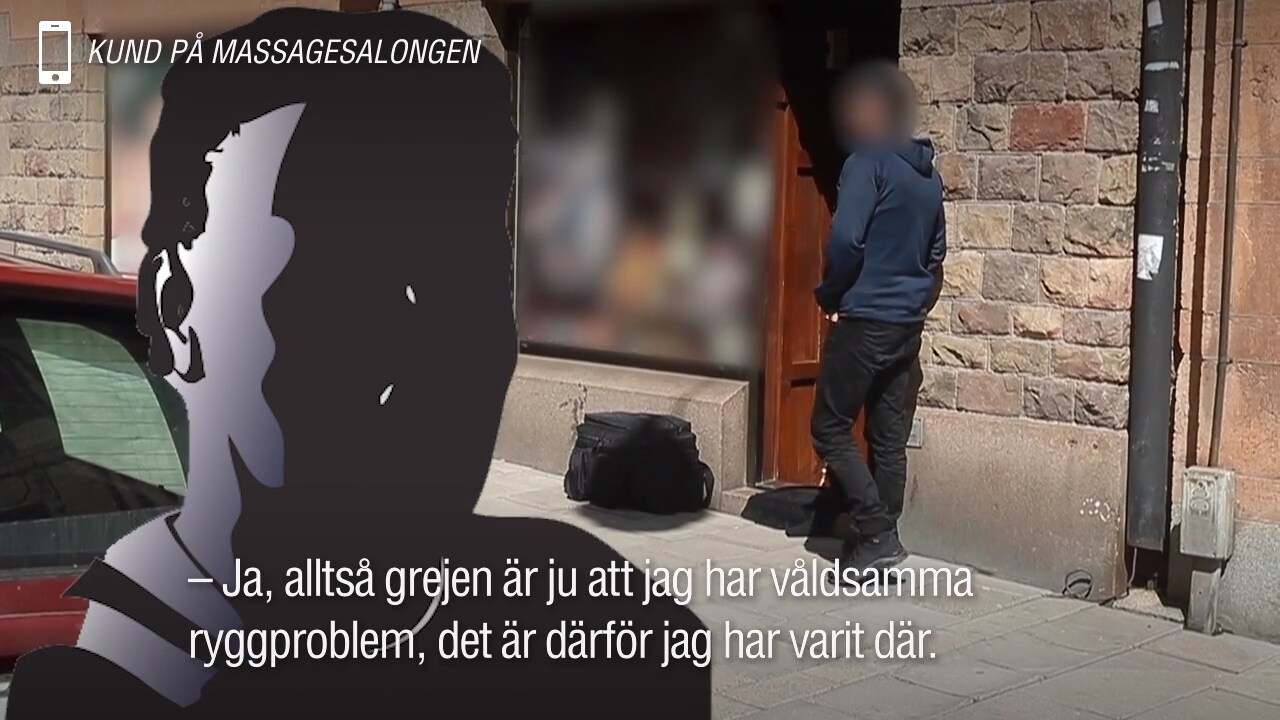 Hör kunderna på massagesalongen: ”Hade ingen aning”