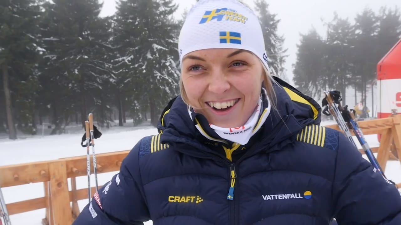 Se segerintervjun med JVM-mästaren Louise Lindström