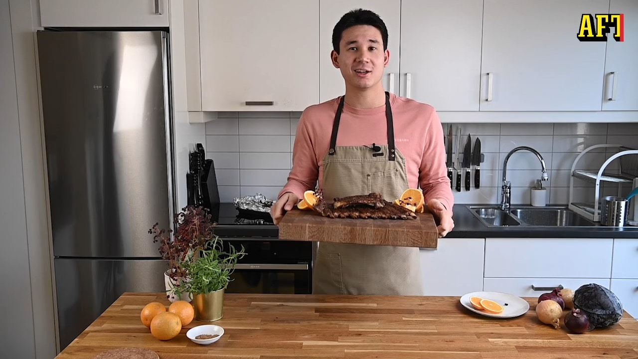 Filip Poon lagar revbensspjäll med juliga smaker