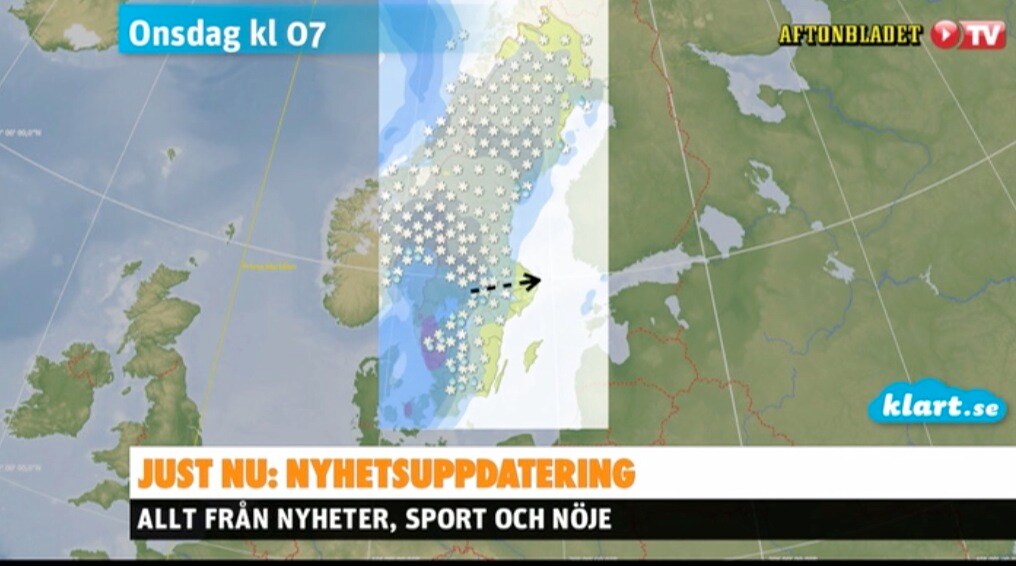 "Nu kommer snön"