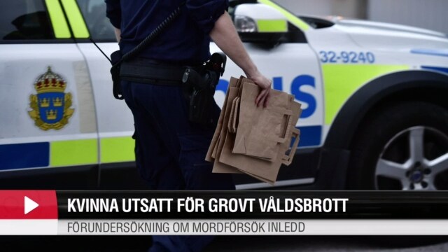 Kvinna utsatt för grovt våldsbrott