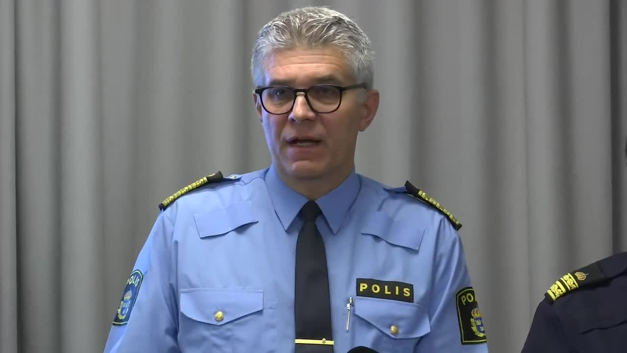 Se polisens pressträff om sprängdåden