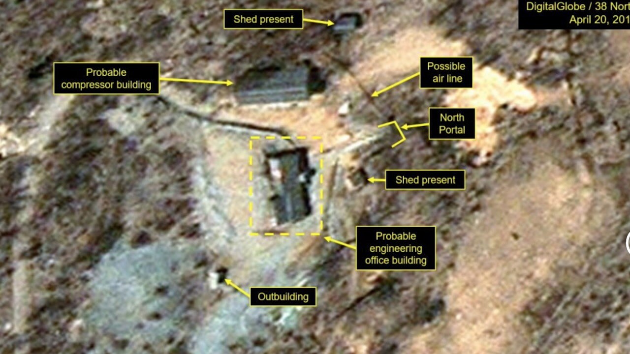 Satellitbilderna avslöjade Nordkorea