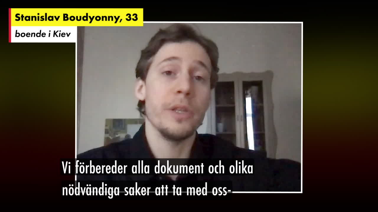 Kievbon Stanislav, 33: ”Det är ångest i luften”