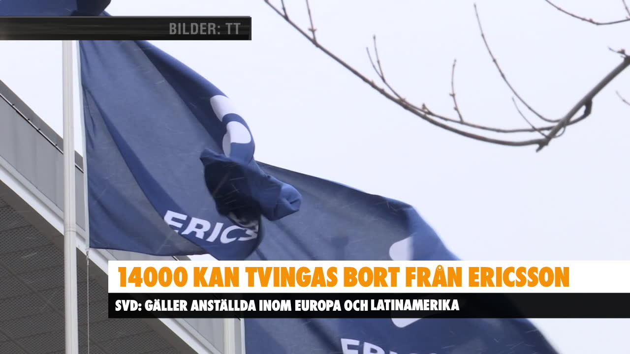 14 000 kan tvingas bort från Ericsson