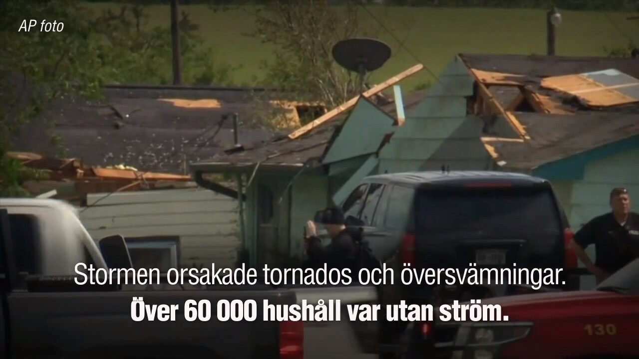 Minst åtta döda efter storm i södra USA