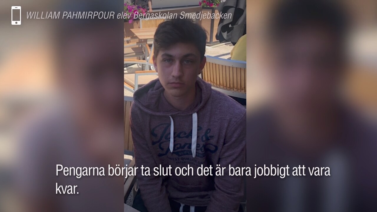 Niondeklassare fast i Malaga på grund av SAS-strejken: ”Bara jobbigt”