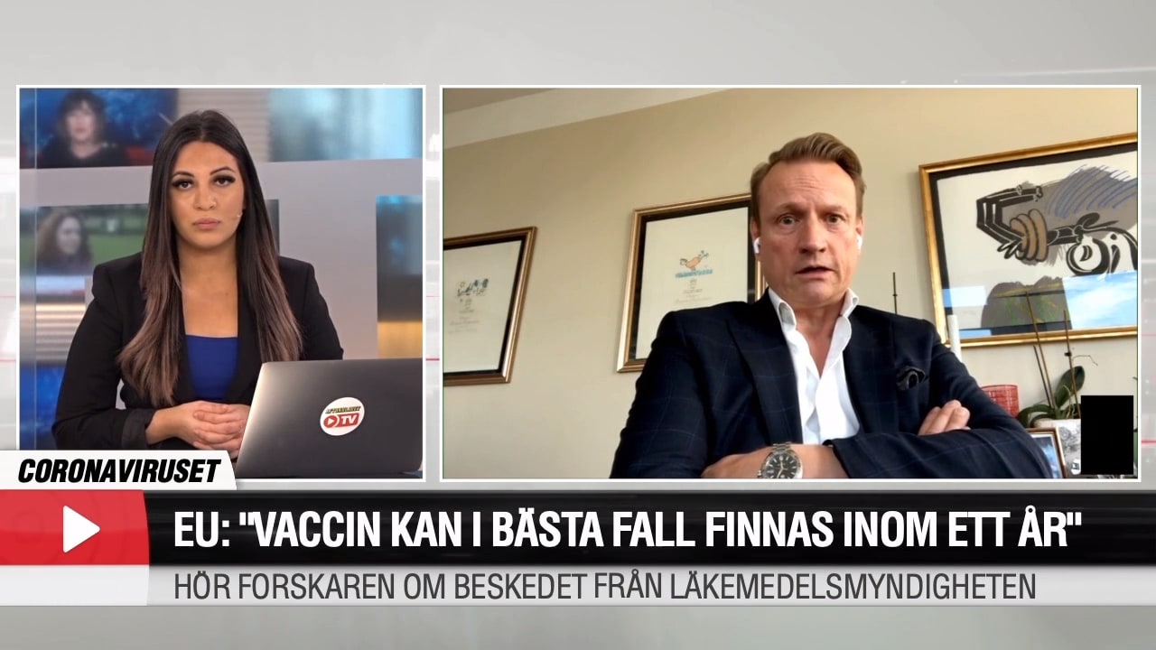 Professorn Matti Sällberg: Vaccin och flockimmunitet kan bekämpa covid-19