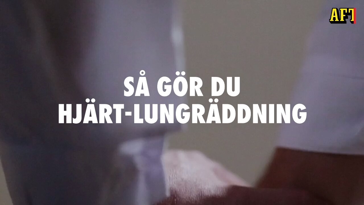 Hjärt-lungräddning – så gör du