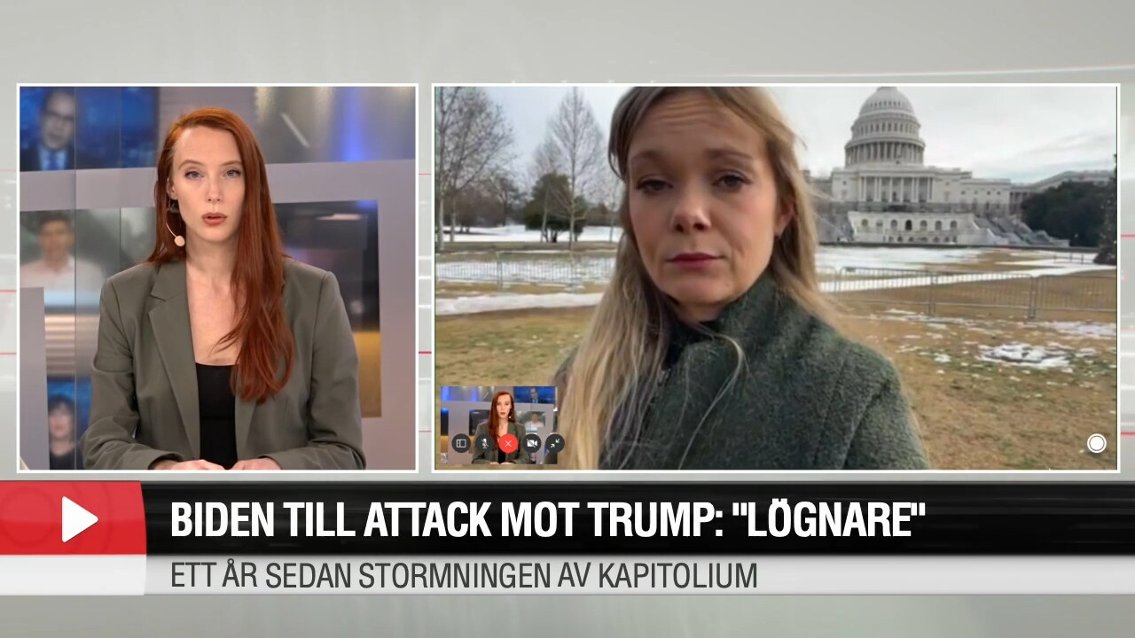 Hör Bidens attack mot Trump: "Lögnare"