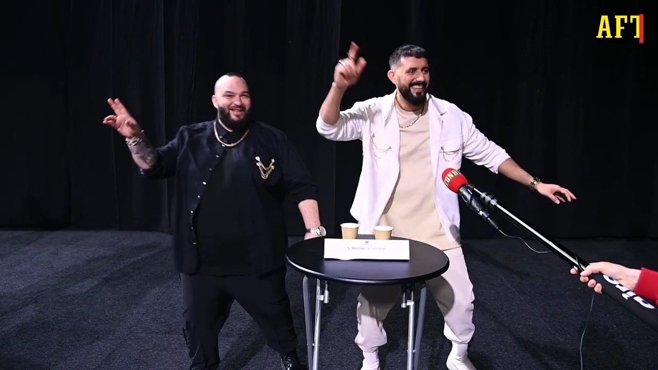 Här visar Medina upp koreografin – paniken: "Nej!"