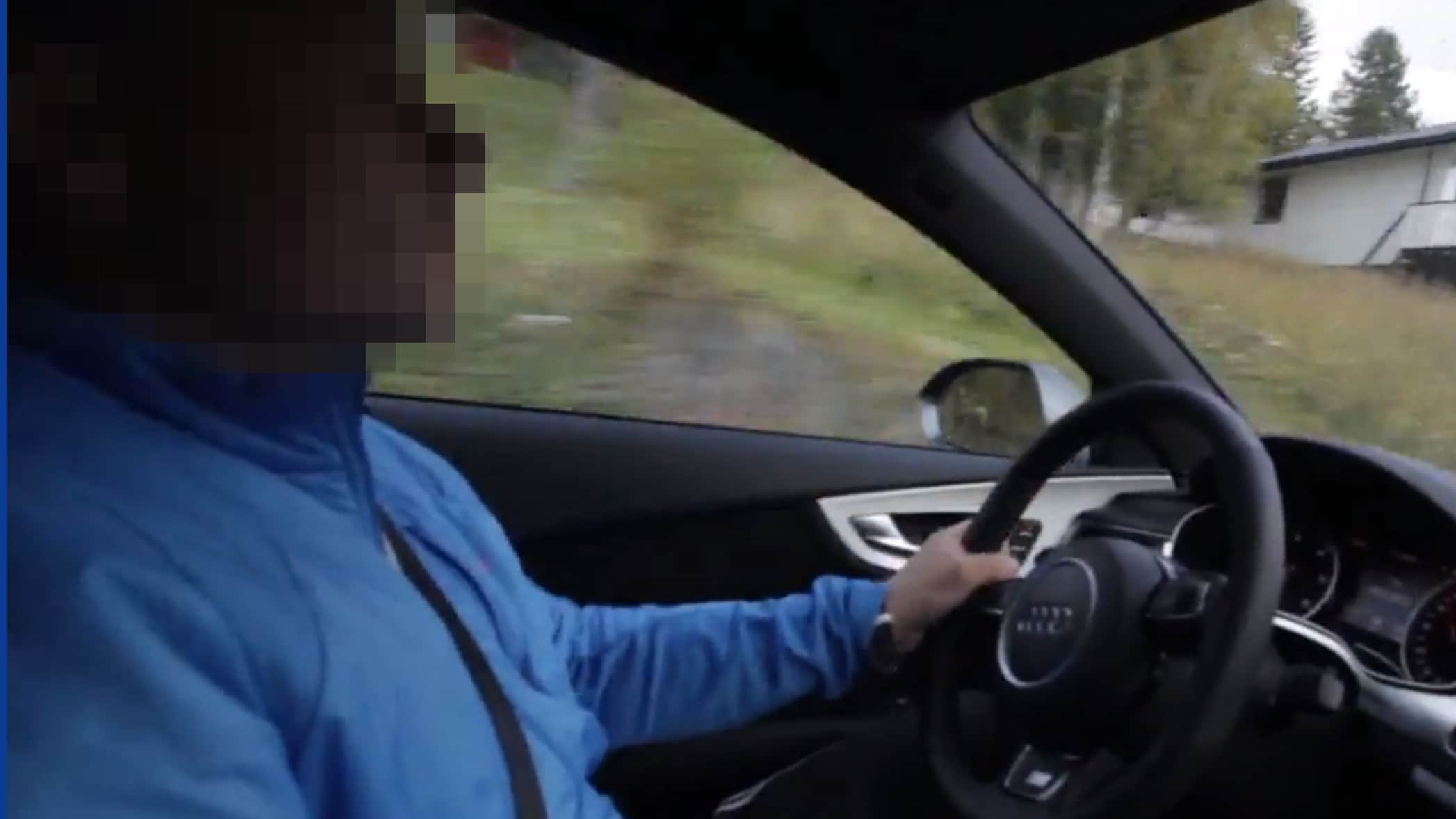 Här provkörs Northugs bil – år innan kraschen