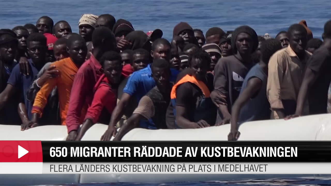 650 emigranter räddade av kustbevakningen