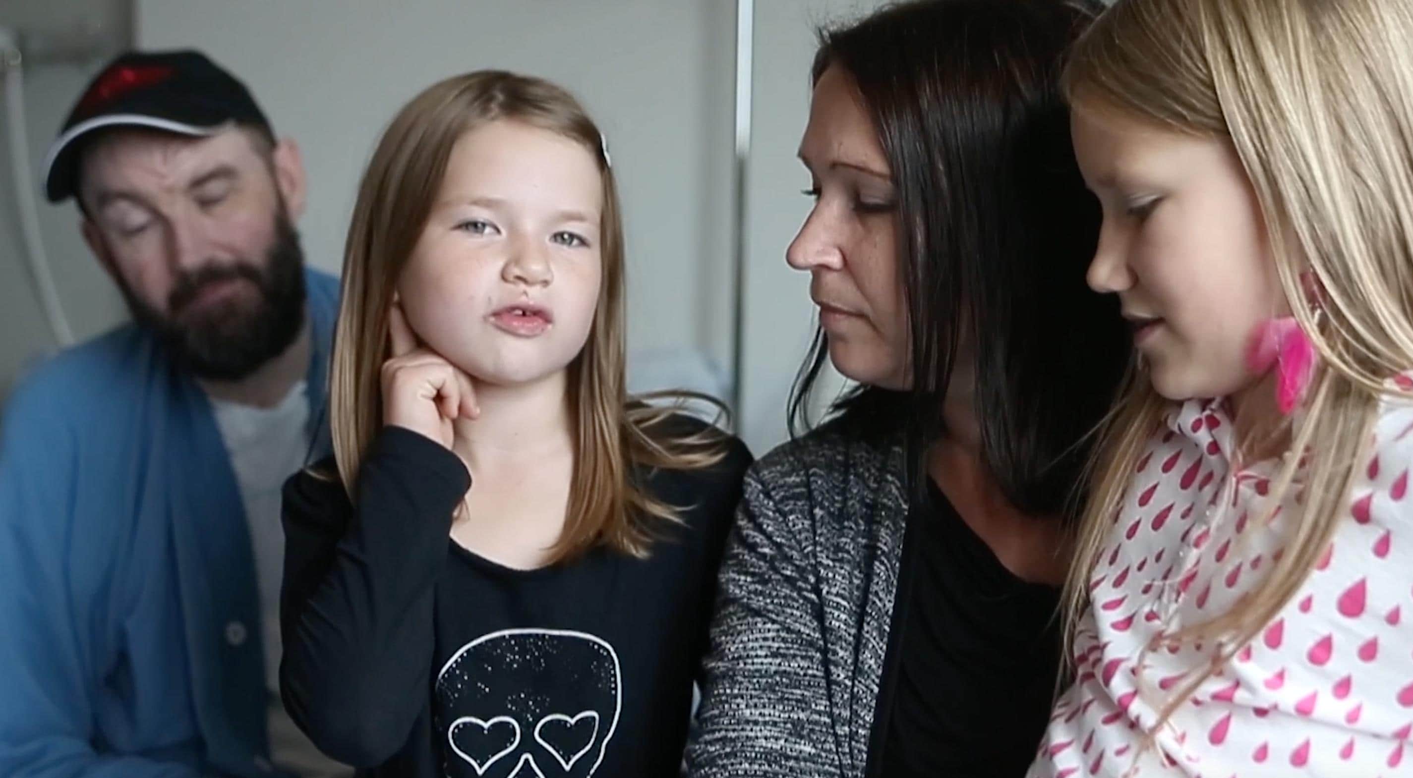 Flickorna räddade sin pappa