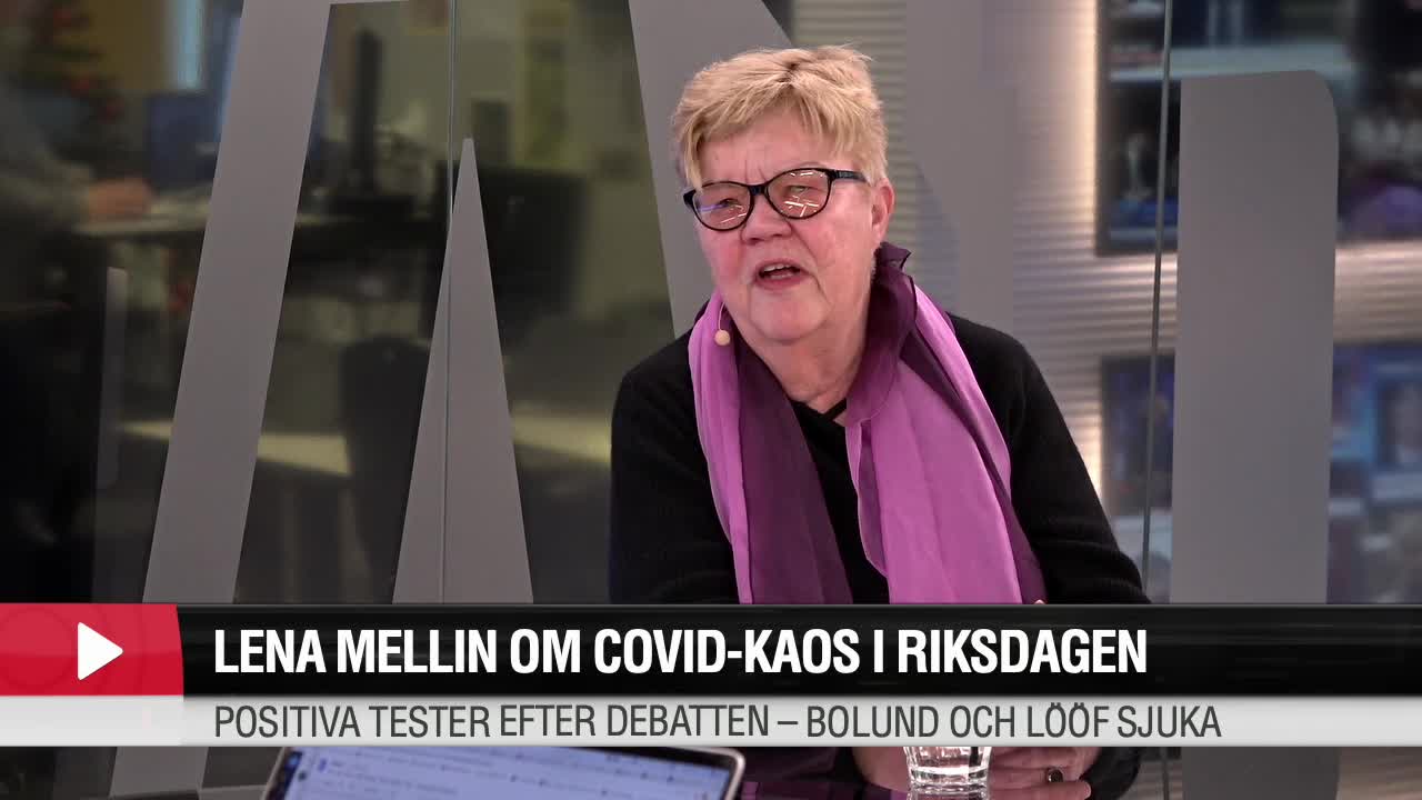 Lena Mellin om covid-kaos i riksdagen