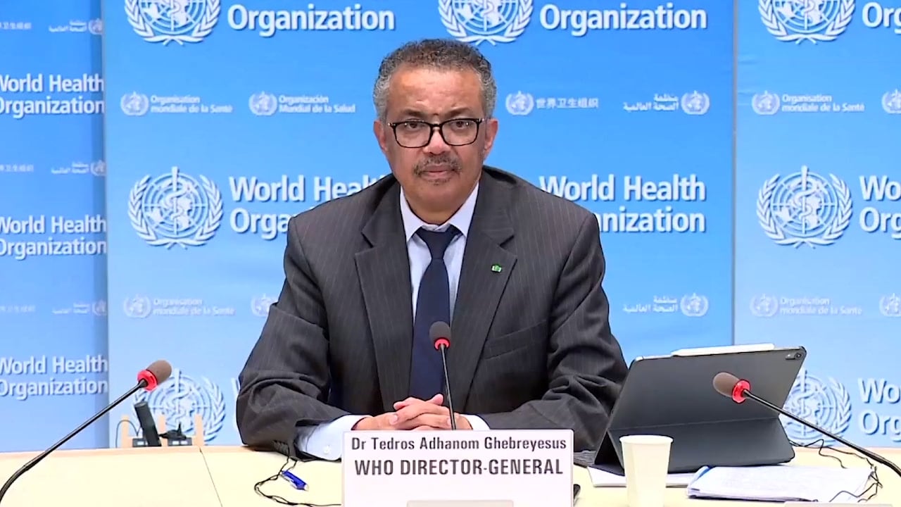 WHO-chefen: Alla kan göra sitt för att få lidandet att sluta