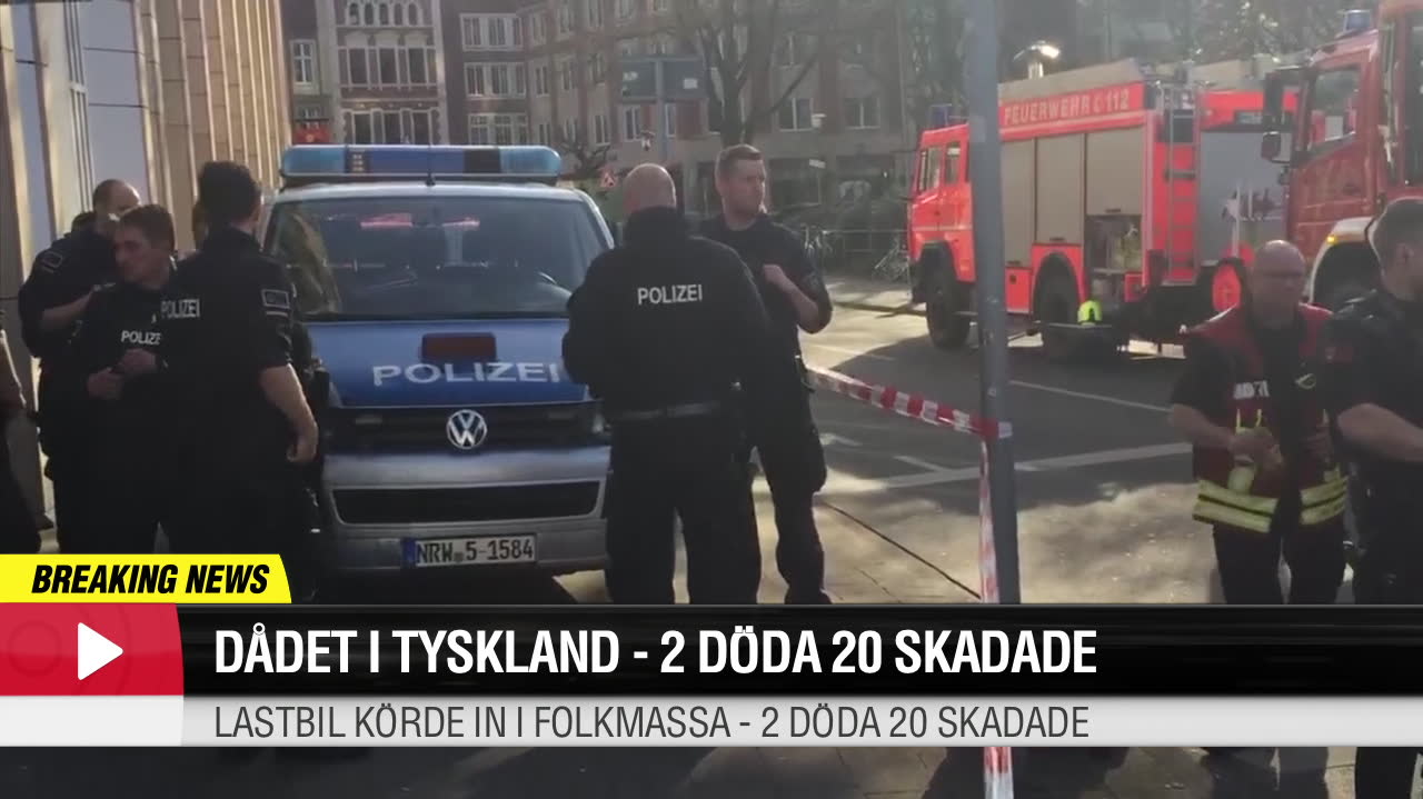 Två dödades när bil körde in i folkmassa – hör Aftonbladets reporter i Tyskland