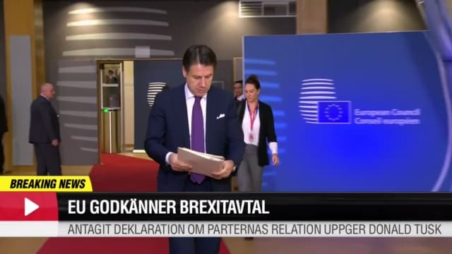 EU godkänner Brexitavtal