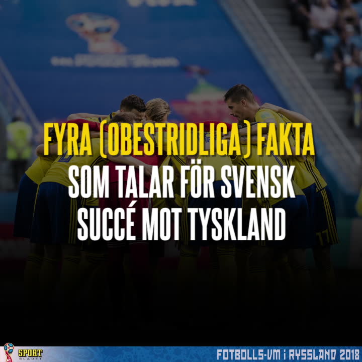 Fyra fakta som talar för svensk succé mot Tyskland