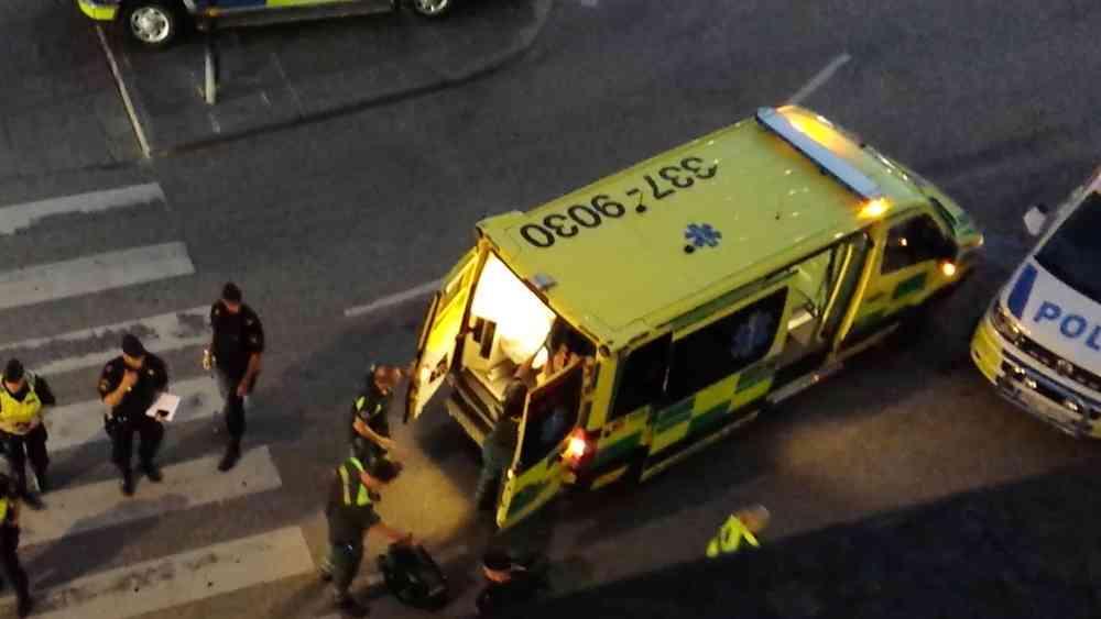 Man misstänks ha knuffats ner på spåret på T-centralen