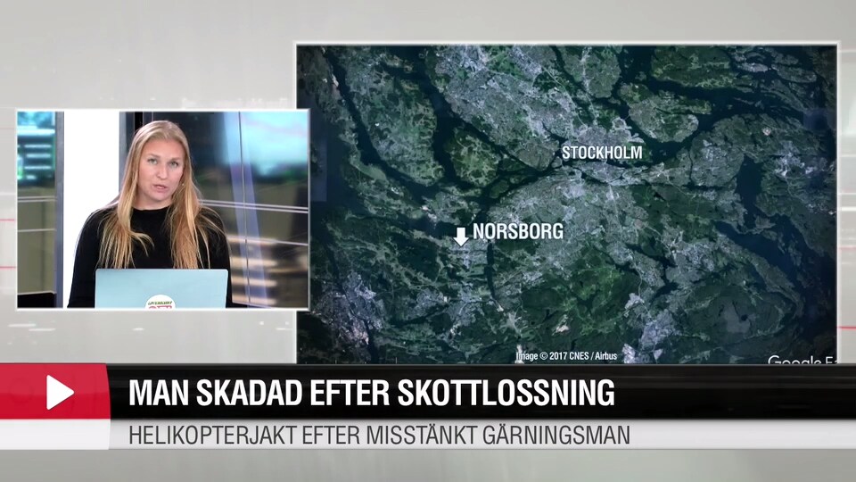 Man skadad efter skottlossning