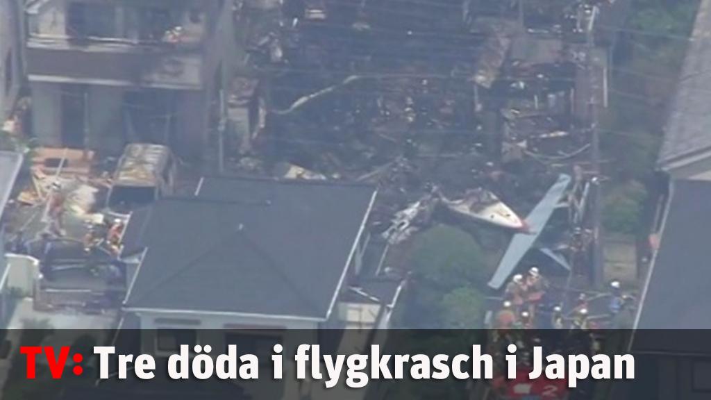 Tre döda i flygplanskrasch