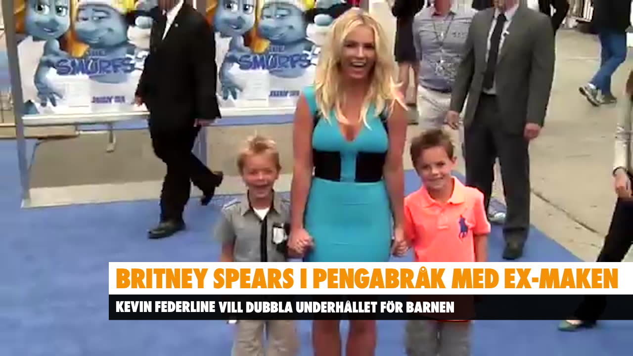 Britney Spears i infekterat bråk om pengar med Kevin Federline