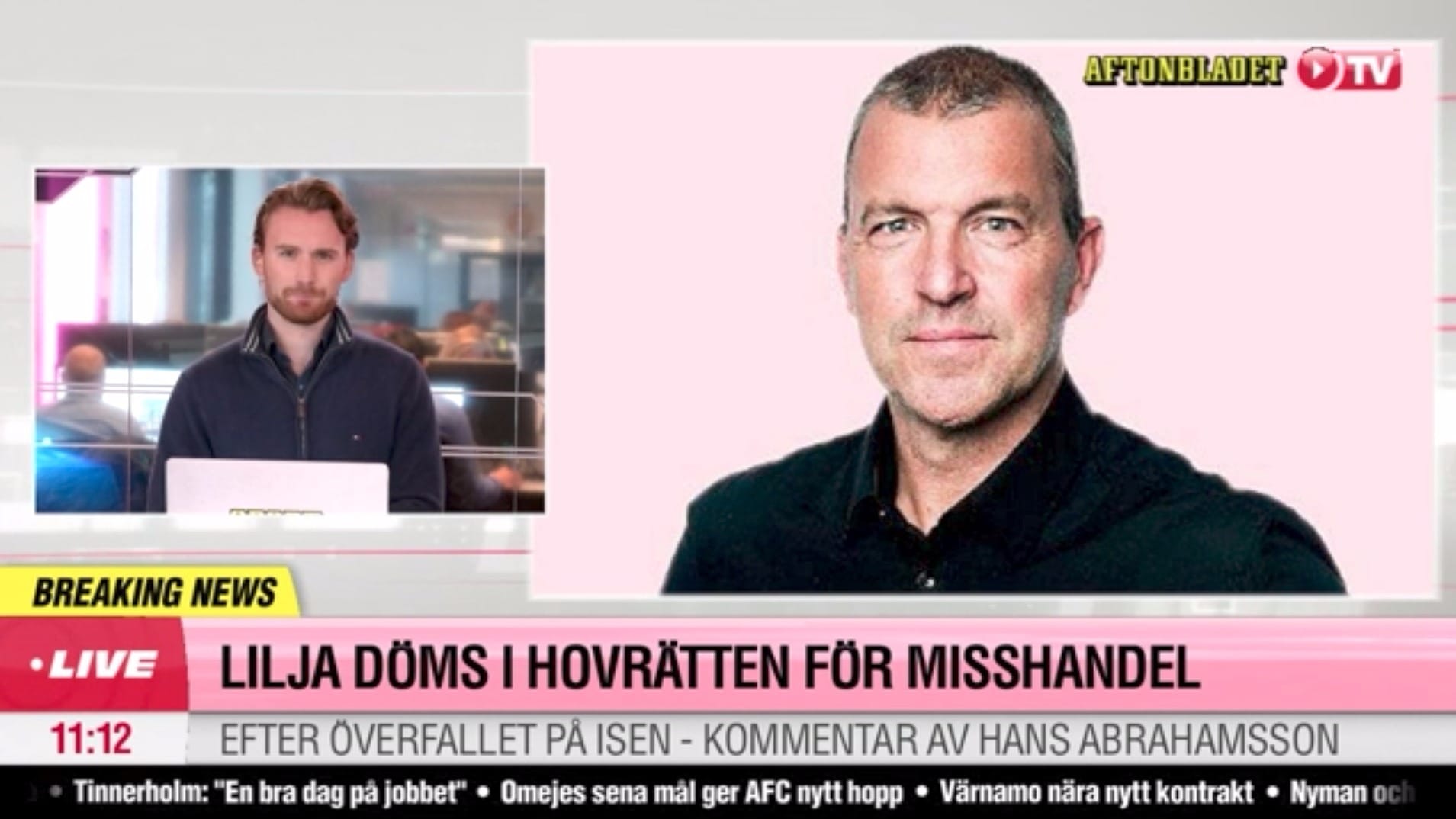 Jakob Lilja döms i hovrätten för misshandel