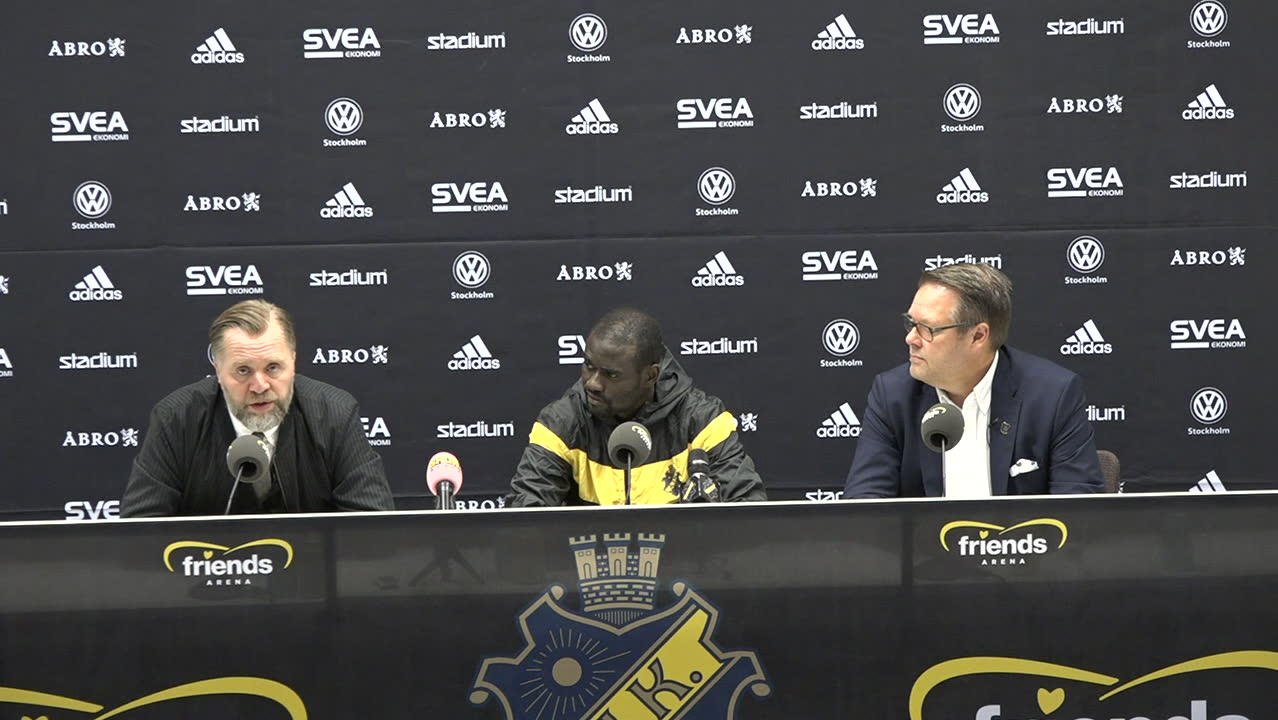AIK presenterar Enoch Kofi Adu