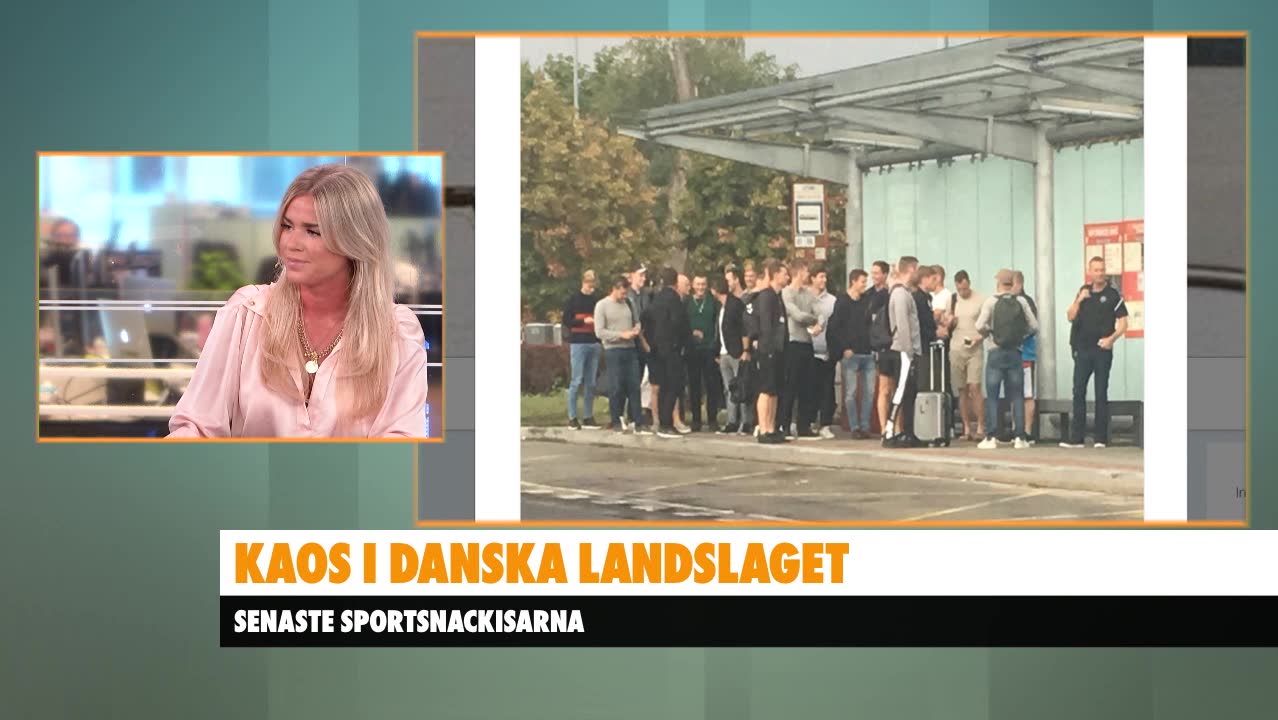 Kaos i det danska landslaget - alla gör debut