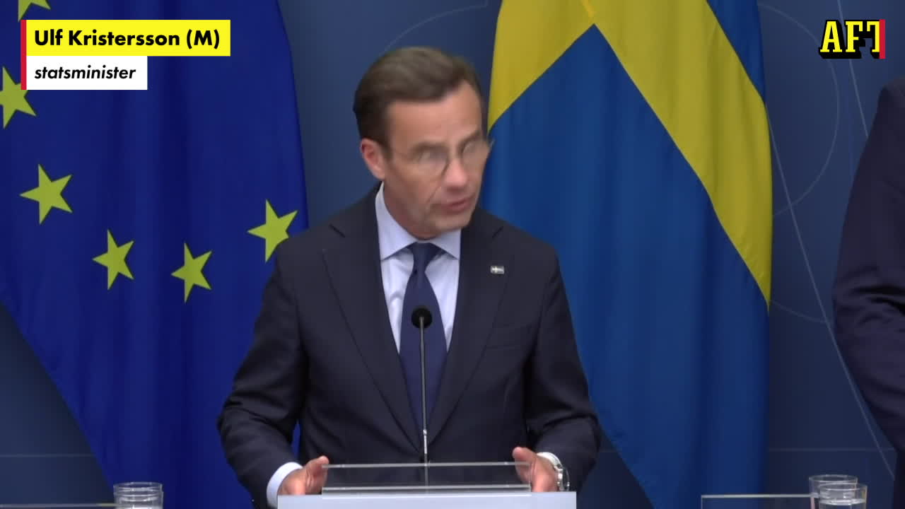 Ulf Kristersson (M): "Vi vet att planerade terrordåd har avvärjts"