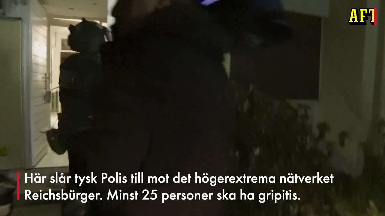 Här slår den tyska polisen till – Minst 25 gripna efter planer på statskupp