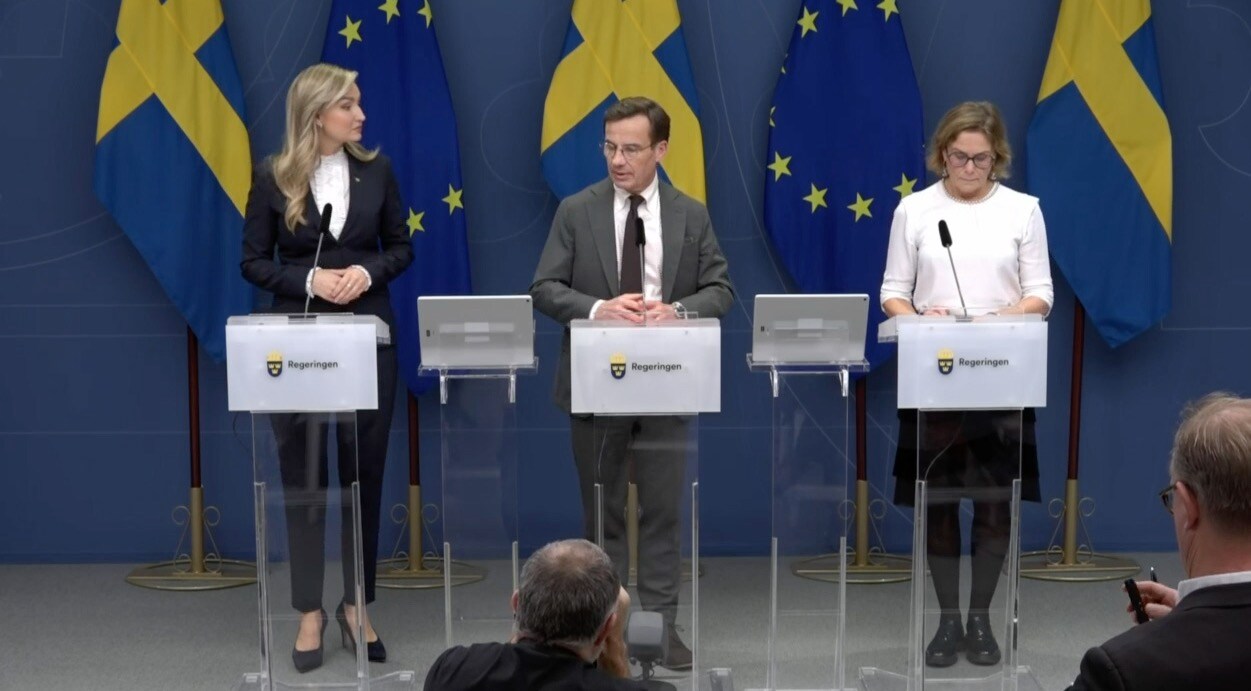 Pressträff med statsministern om energifrågan