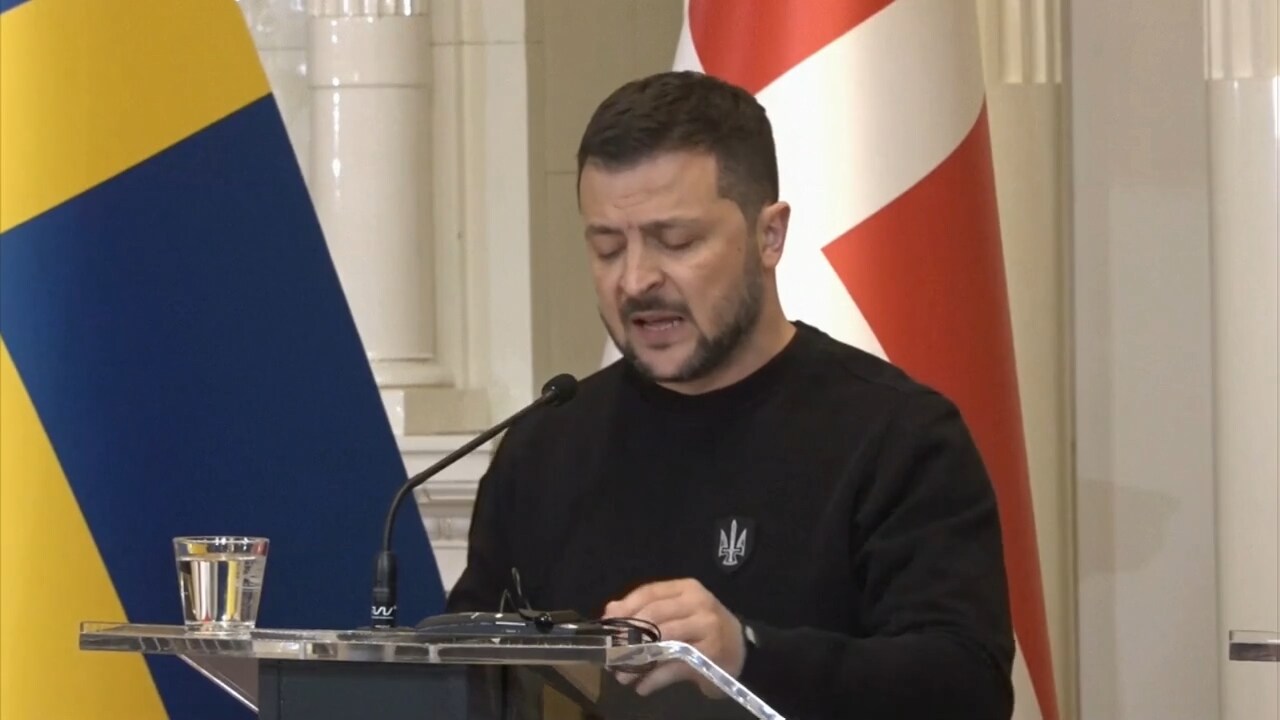 Zelenskyj: ”Svenska stridsvagnar räddar liv i Ukraina”