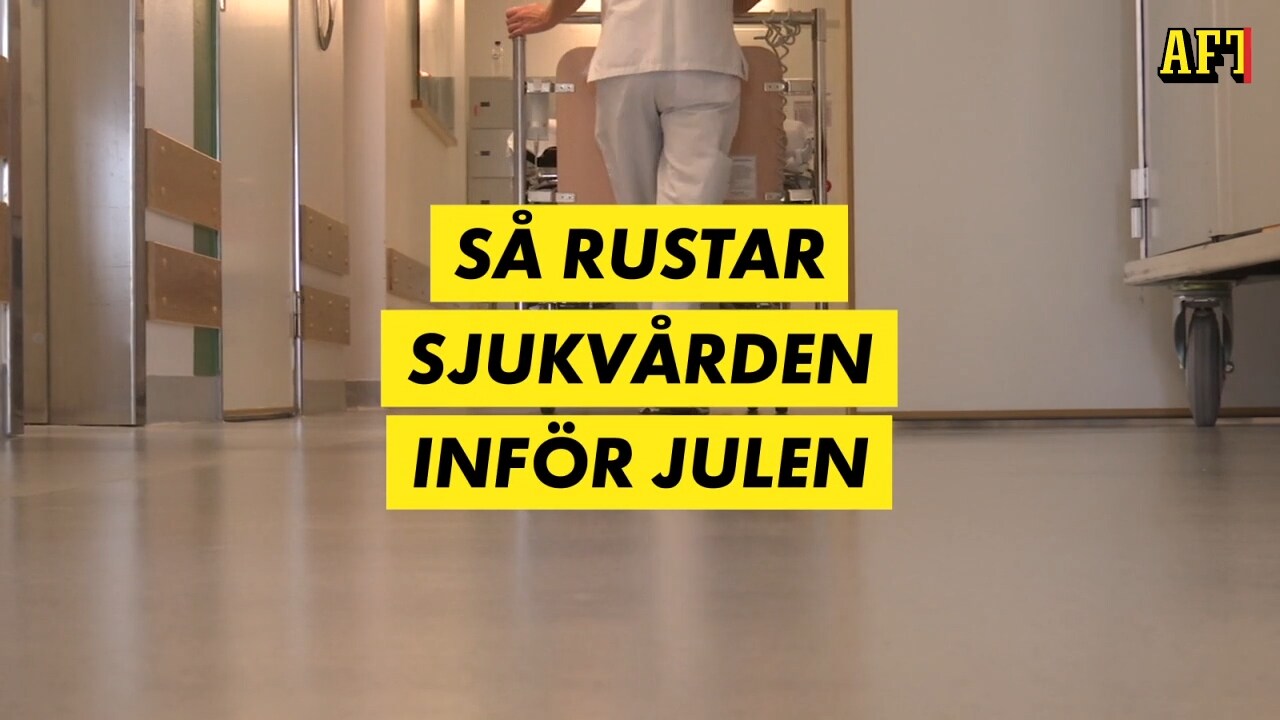 Så rustar sjukvården inför julen: "Vill öppna fler vårdplatser – saknas personal"