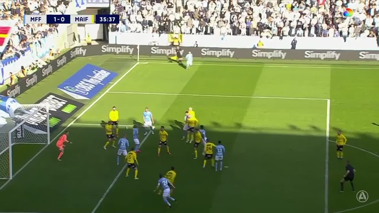 Ny seger för Malmö FF efter två mål på 127 sekunder