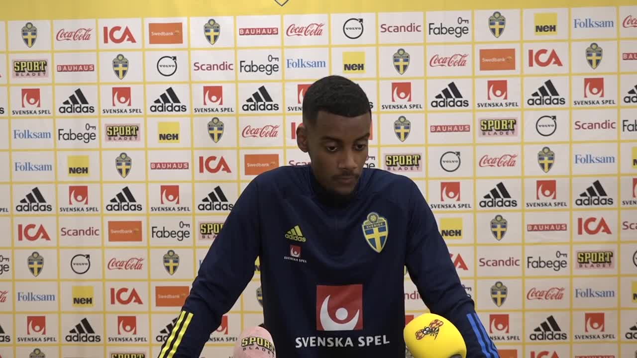 Alexander Isak: "Vi valde att vara på den säkra sidan".