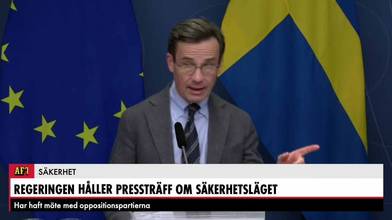 Se Hela Regeringens Pressträff Om Säkerhetsläget - Aftonbladet TV