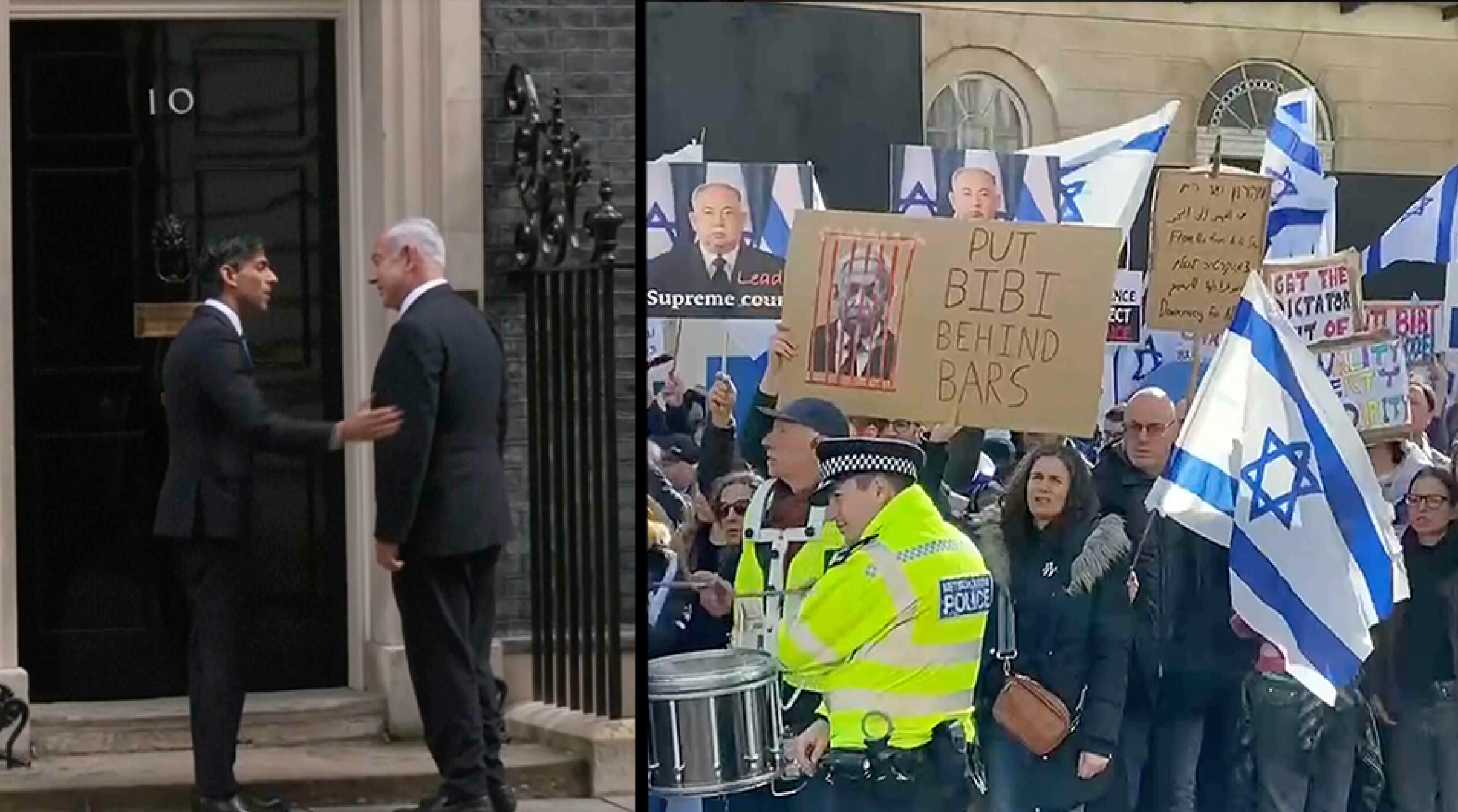 Netanyahu buades ut i London – ”Bryter mot lagen”