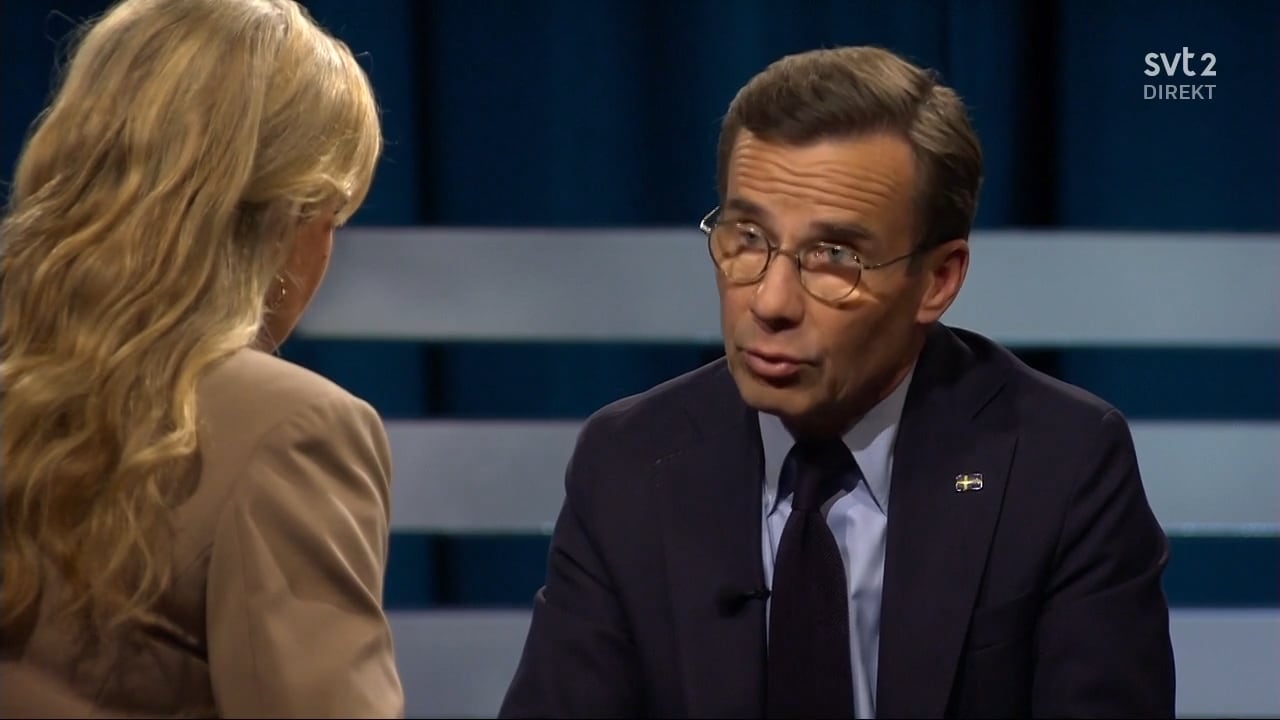 Ulf Kristersson: ”Jag tar inte ansvar för vad andra människor säger”