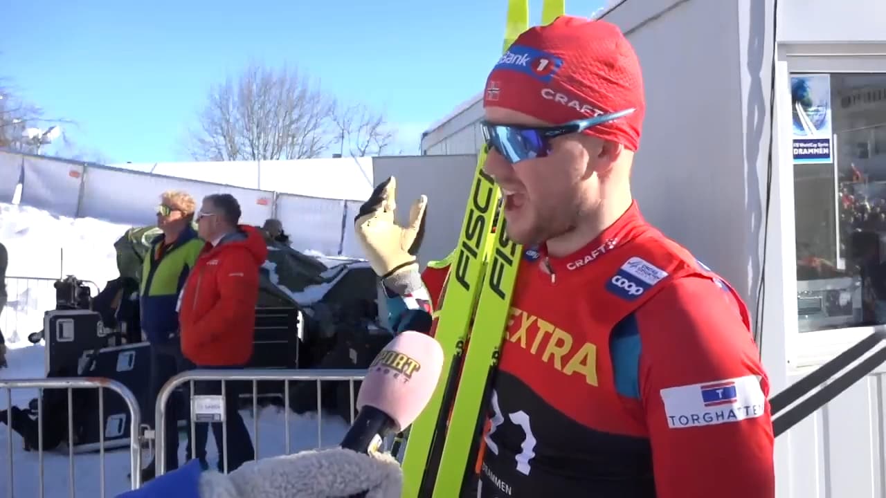 Norrmannens krasch: "Plötsligt låg jag där med röven i snön"