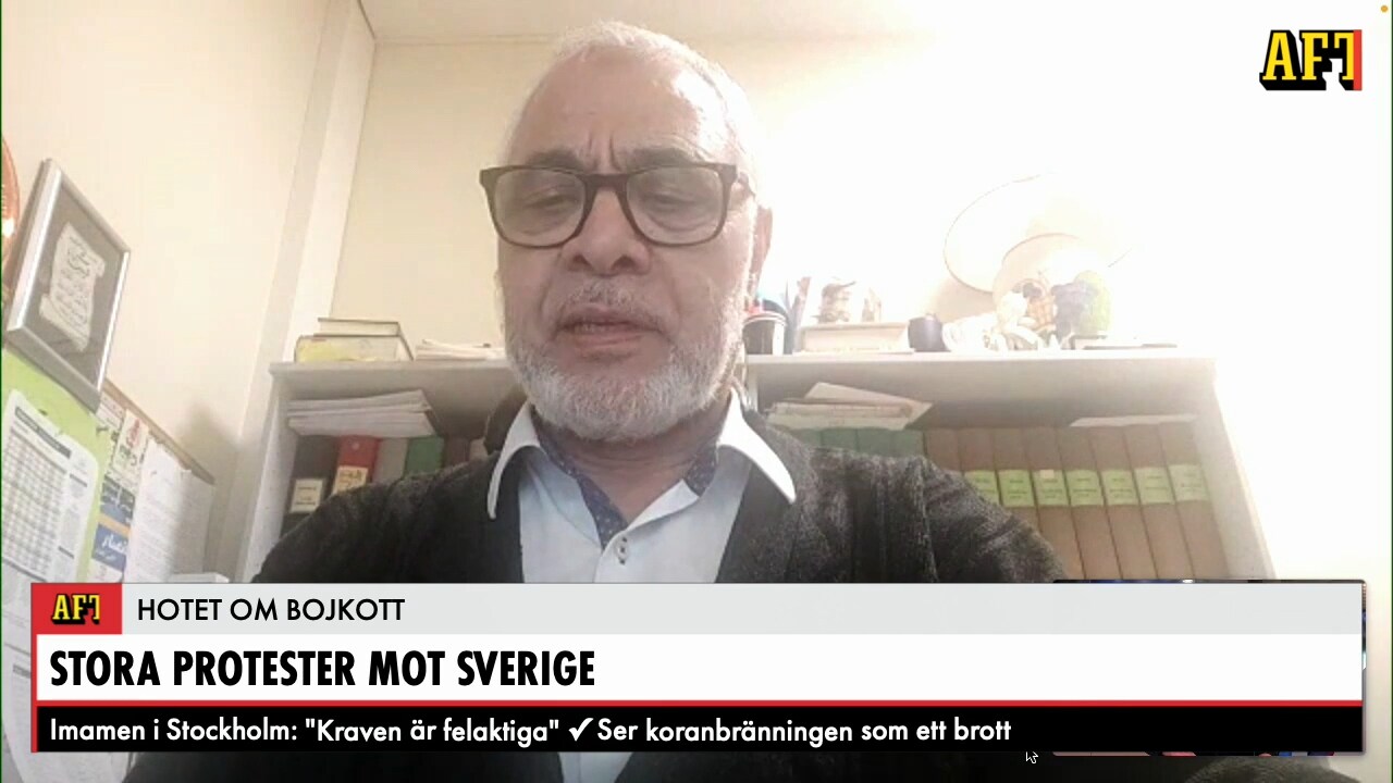 Imamen om bojkott av Sverige