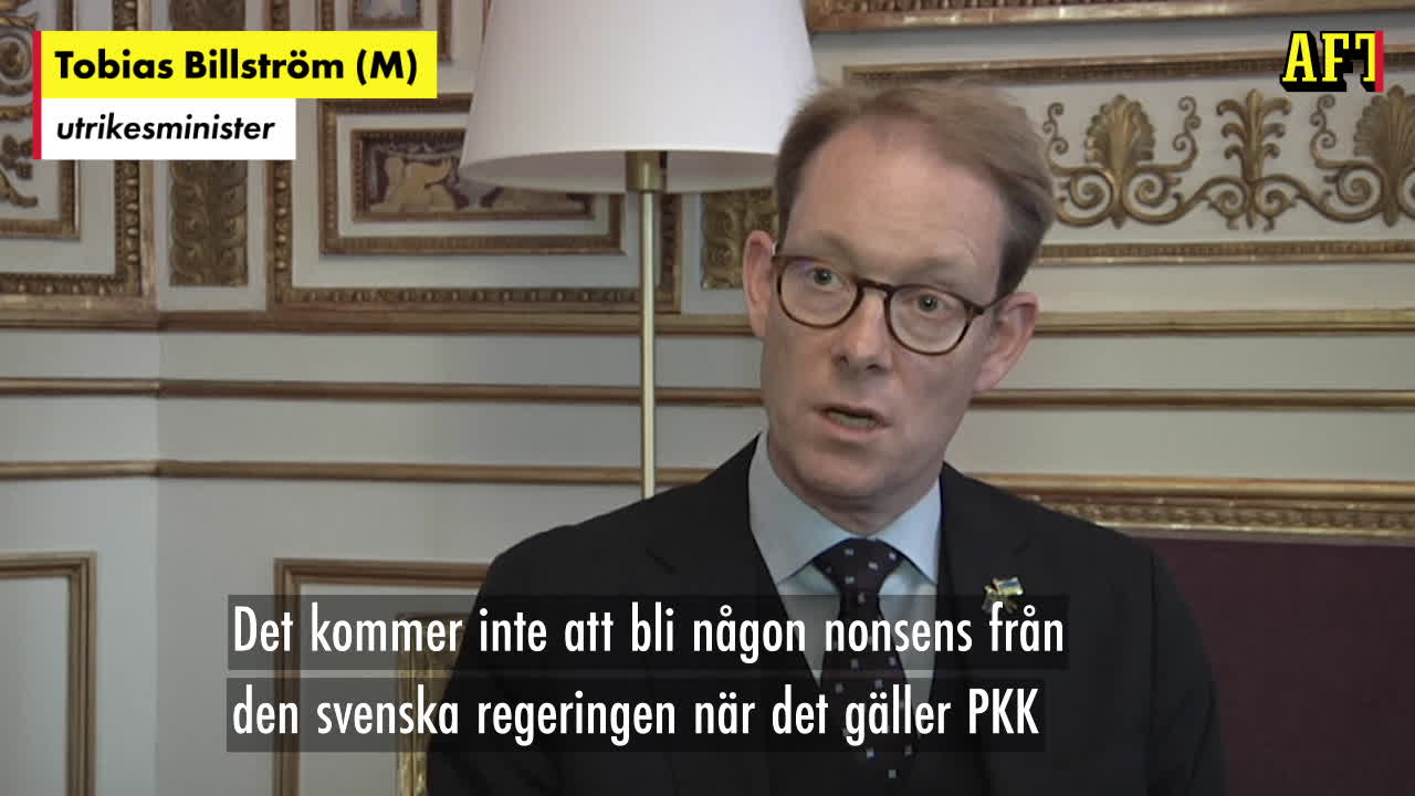 Tobias Billström: "Inget nonsens med PKK"