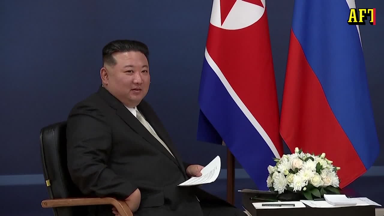 Kim Jong Un: "Vi kommer alltid stå enade med Ryssland"