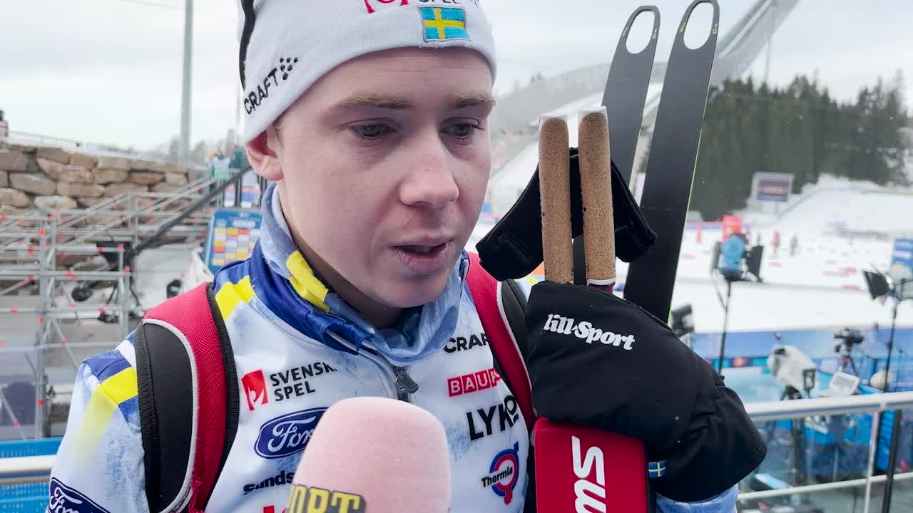 Fredrik Andersson efter svenskarnas mardrömsinsats i Holmenkollen