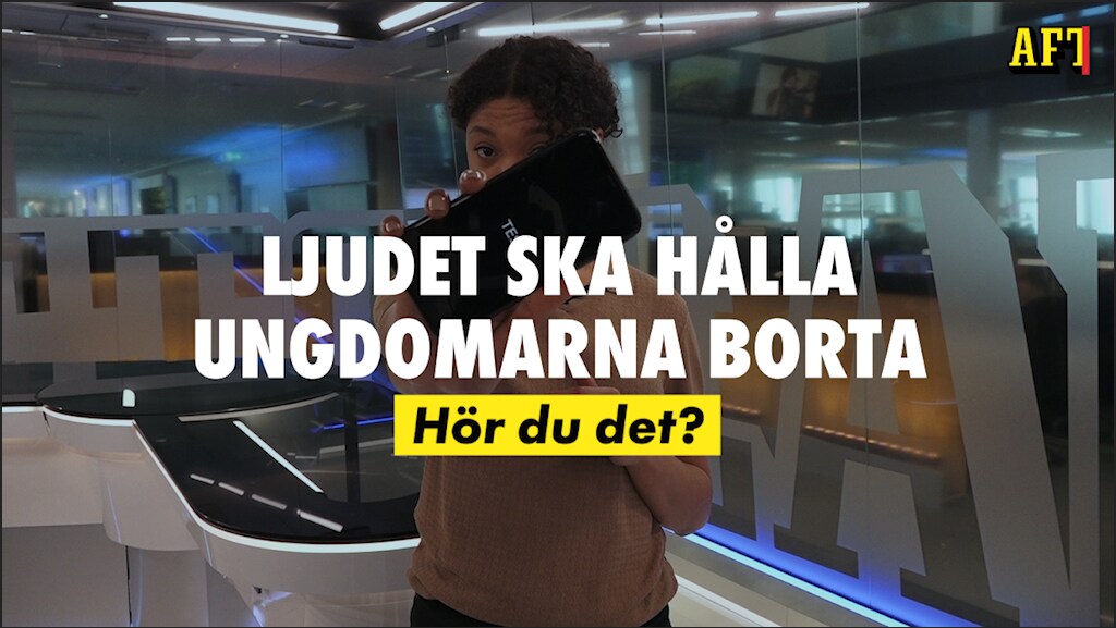 Kan du höra ljudet – som ska skrämma ungdomar?