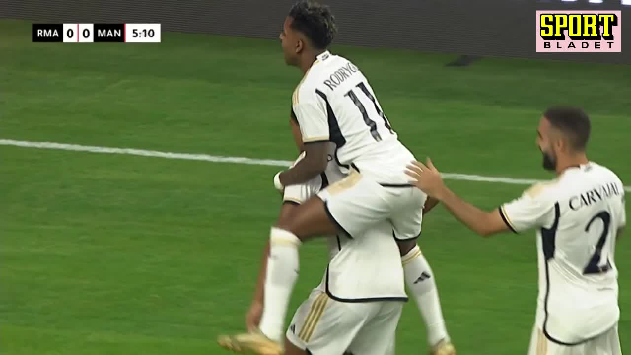 Första målet för Real Madrid – drar till med en bicicleta (!)