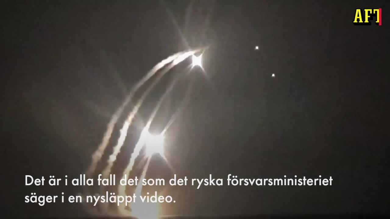 Här skjuter Ryssland raketer mot Odessa