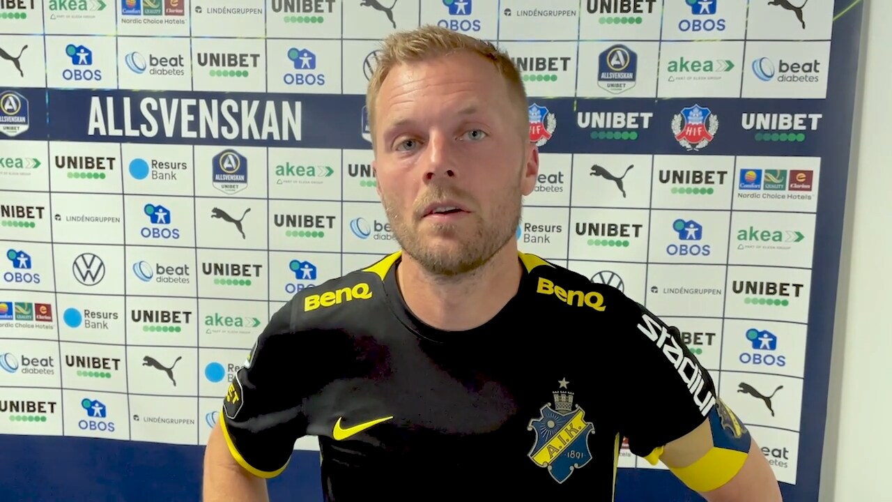 Sebastian Larsson efter gula kortet: ”Bara att ta det”