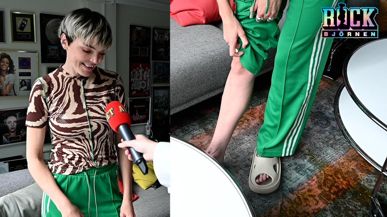 Här visar artisten Nea upp ärret: ”Riven av ett lejon”